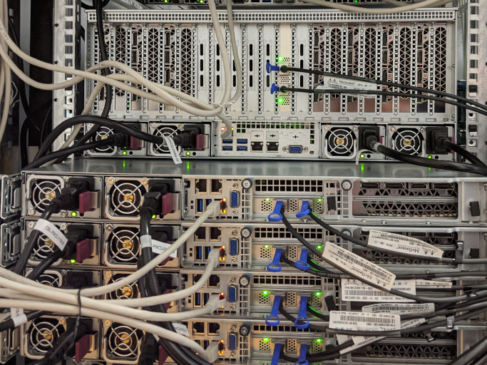 One of the GPU clusters we operate